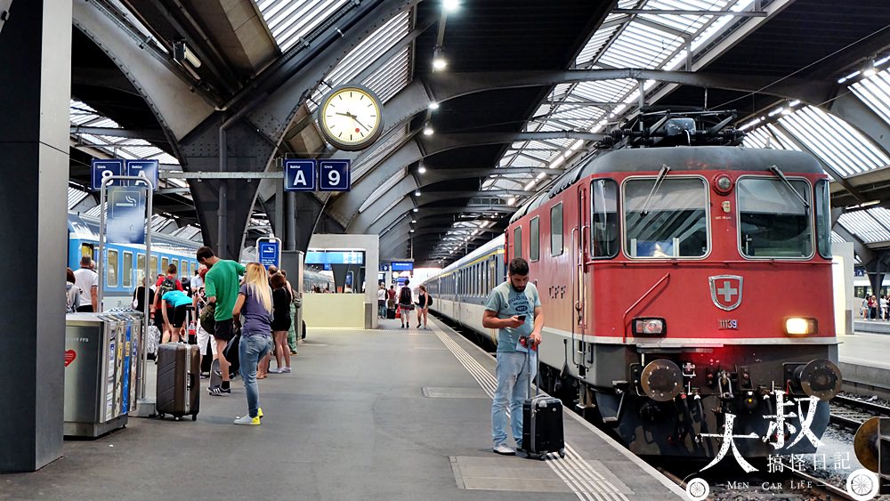 歐洲-火車旅行 跨國臥鋪夜車體驗(蘇黎世->薩爾斯堡)